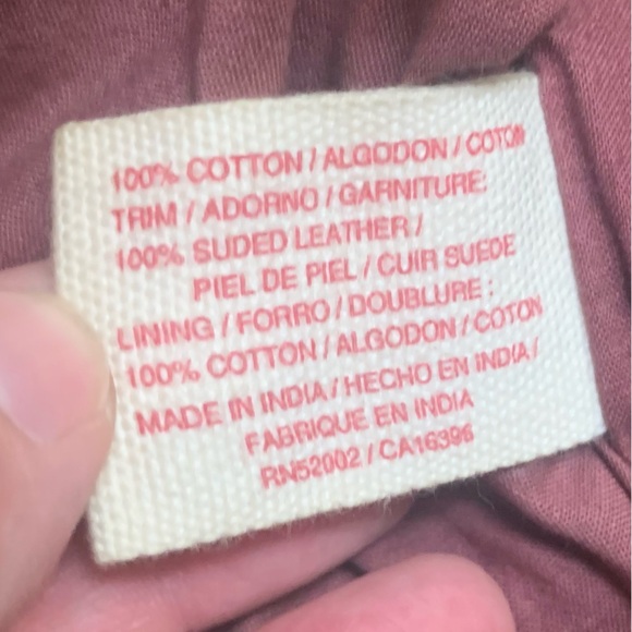 Lucky brand Shoulder bag , hobo boho bohemian leather canvas purse grunge - Picture 13 of 16